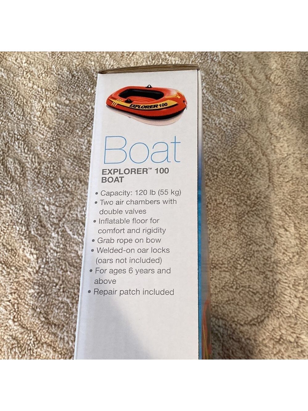 INTEX Explorer 100 Boat Raft Bundle - Picture 6 of 7